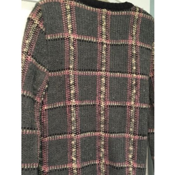 Vintage Wool Pendleton Plaid Cardigan Sweater - Picture 5 of 7